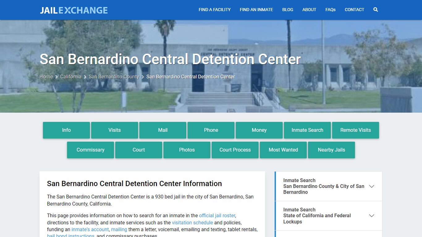 San Bernardino Central Detention Center - Jail Exchange
